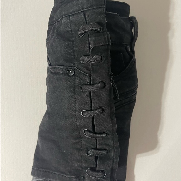 Free People Black shorts with braided sides - Picture 8 of 11